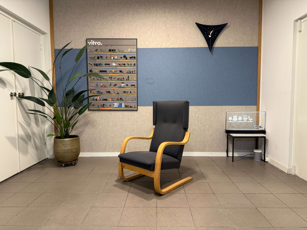 Artek · Alvar Aalto · 401 · Antraciet stof