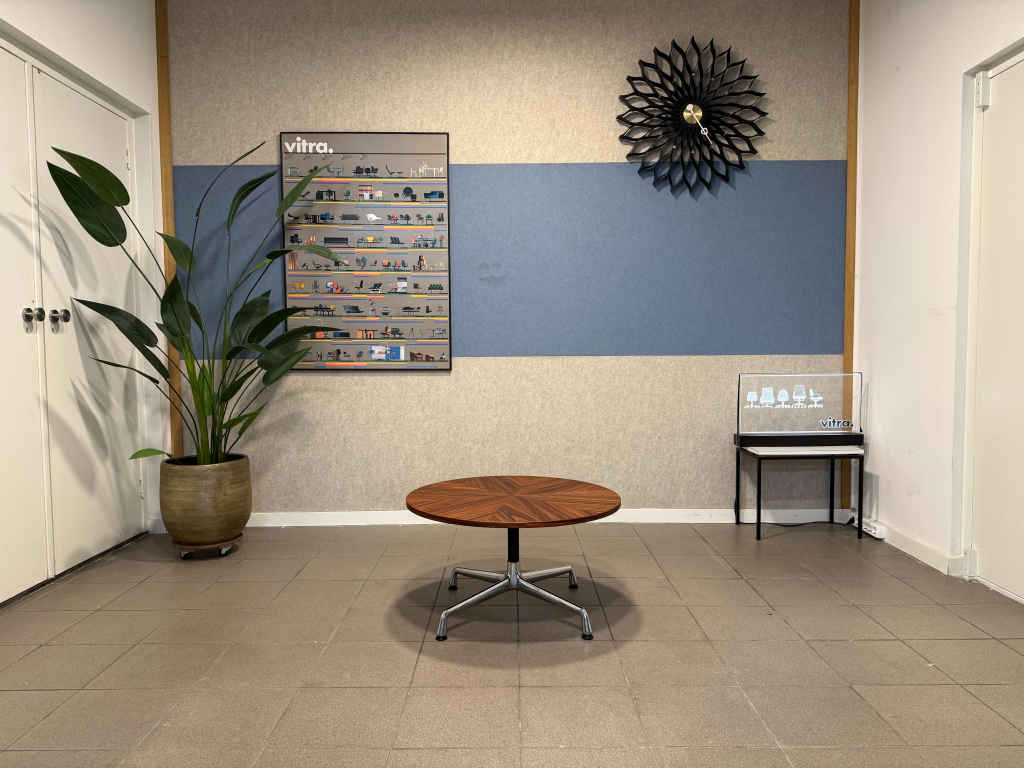 Vitra · Eames · Contract Low Table · Palisander · Ø 75 cm
