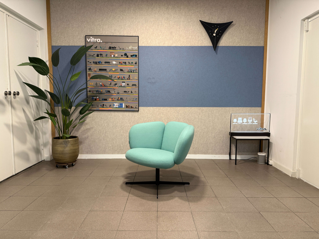 Artifort · Khodi Feiz · Bras Fauteuil · Blauw