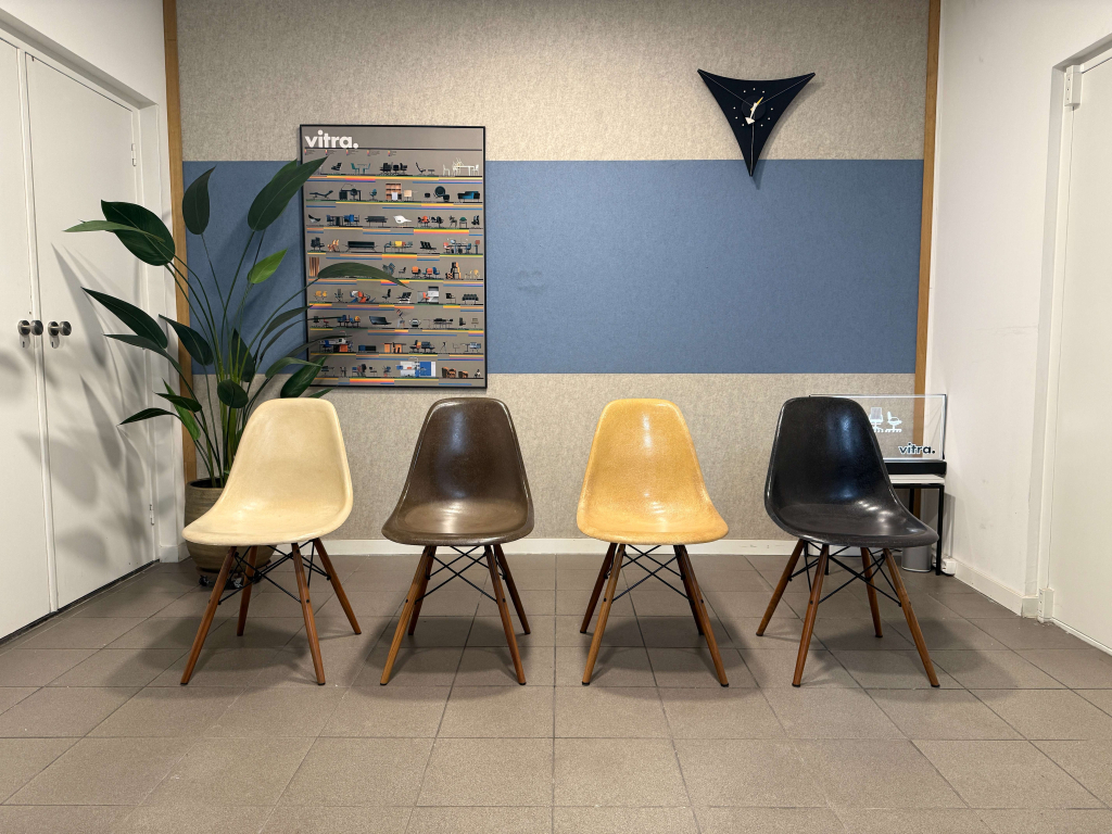 Herman Miller · Eames · DSW Fiberglass · Diverse kleuren